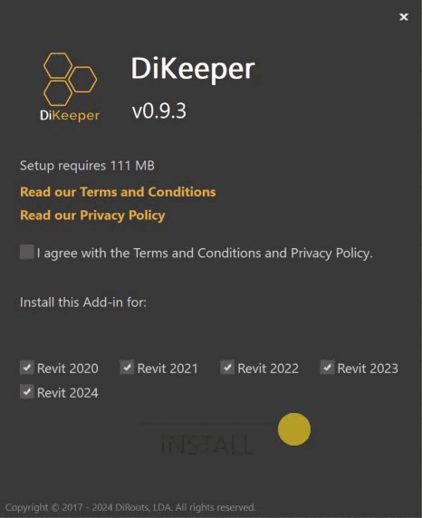 DiKeeper Installation First Step